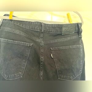 Women’s Premium Levi’s 721 High Rise Skinny Black Washed Jeans - 30